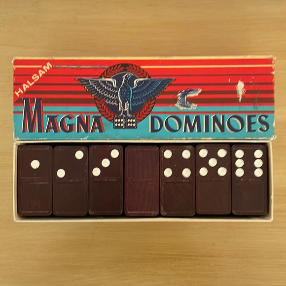Vintage Other - Vintage Board Games Mid Century Modern Acrylic Tic Tac Toe Dominoes